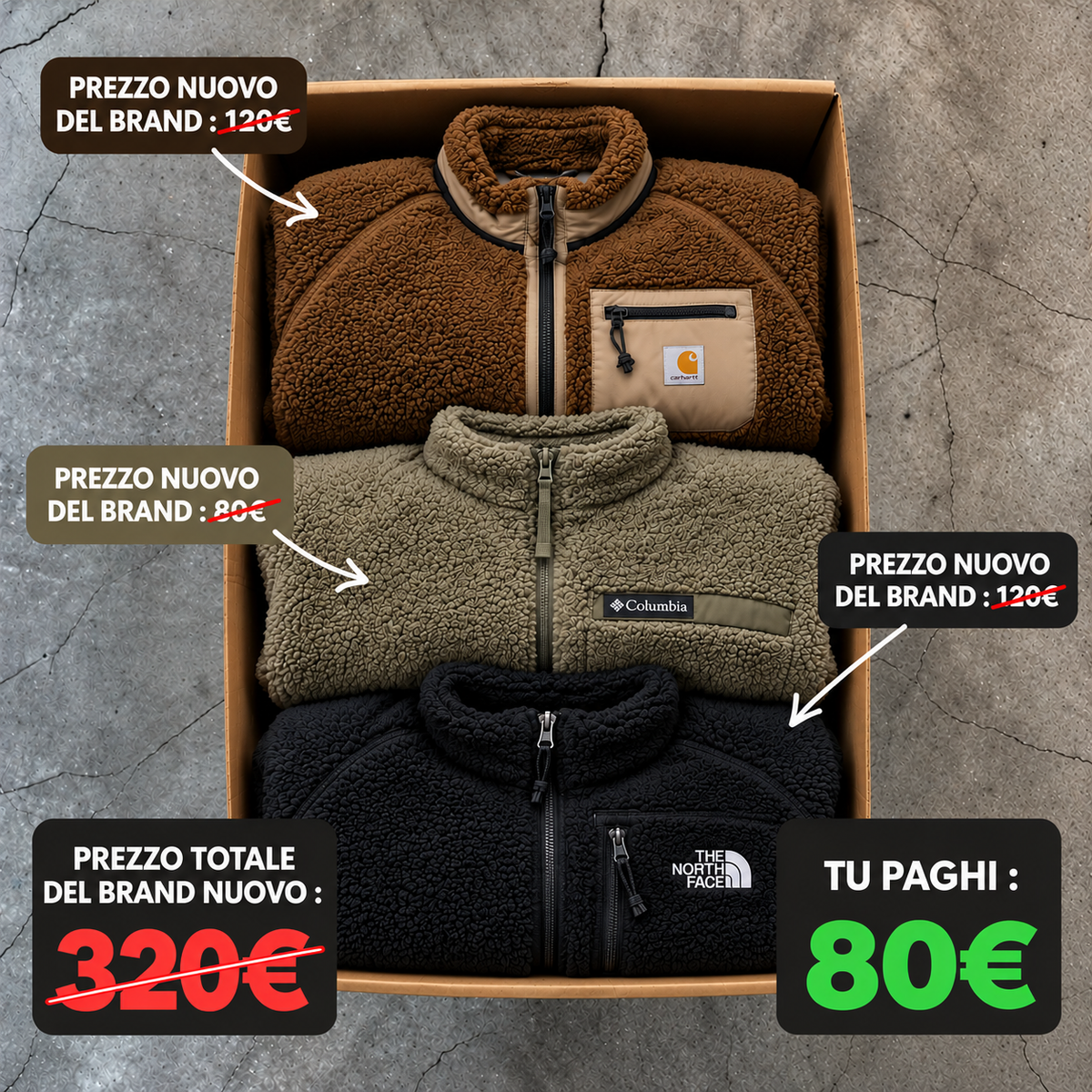 FLEECE - 3 PEZZI MYSTERY BOX