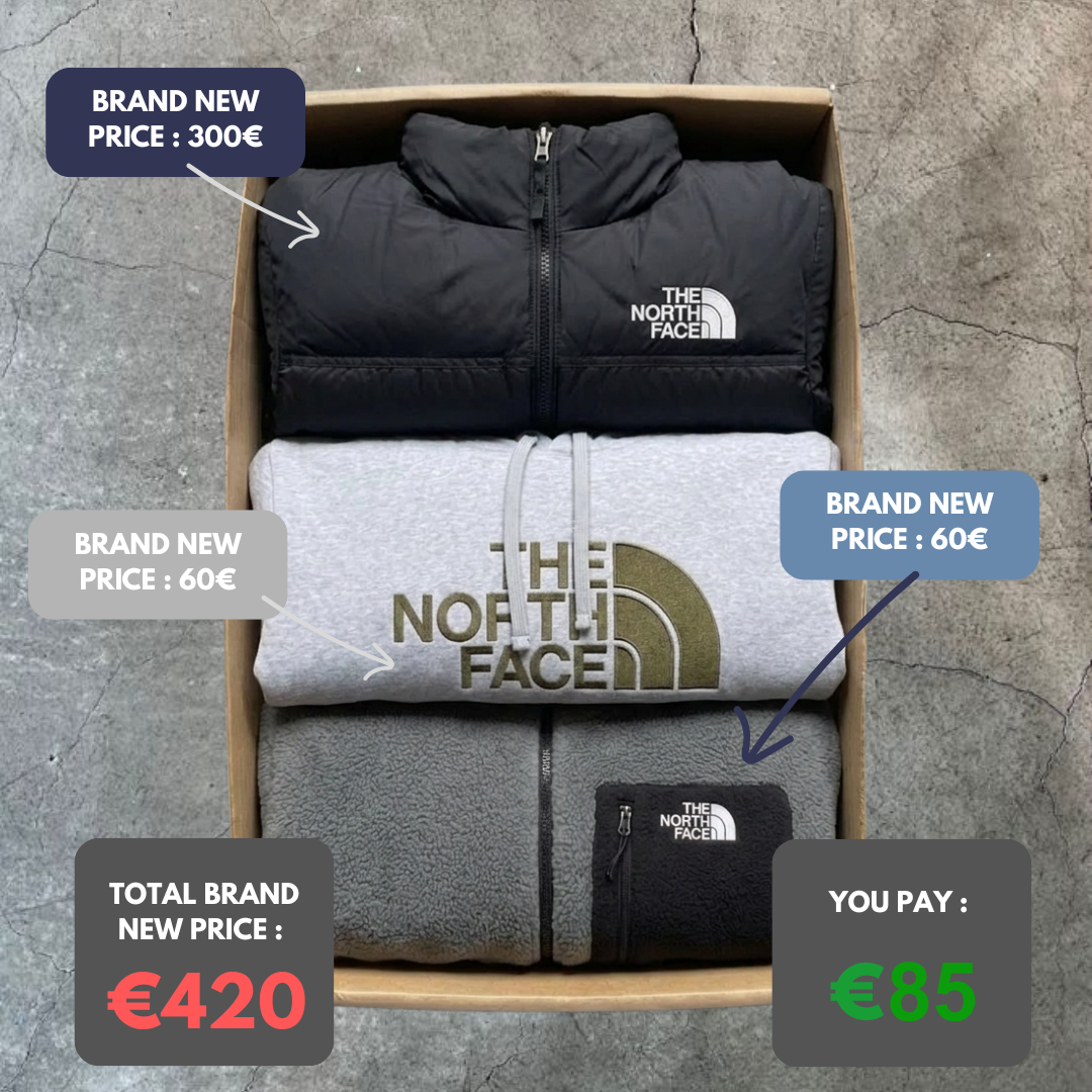 THE NORTH FACE - 3 PIECES MYSTERY BOX
