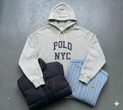 3 PIECES MYSTERY BOX - RALPH LAUREN AND LACOSTE