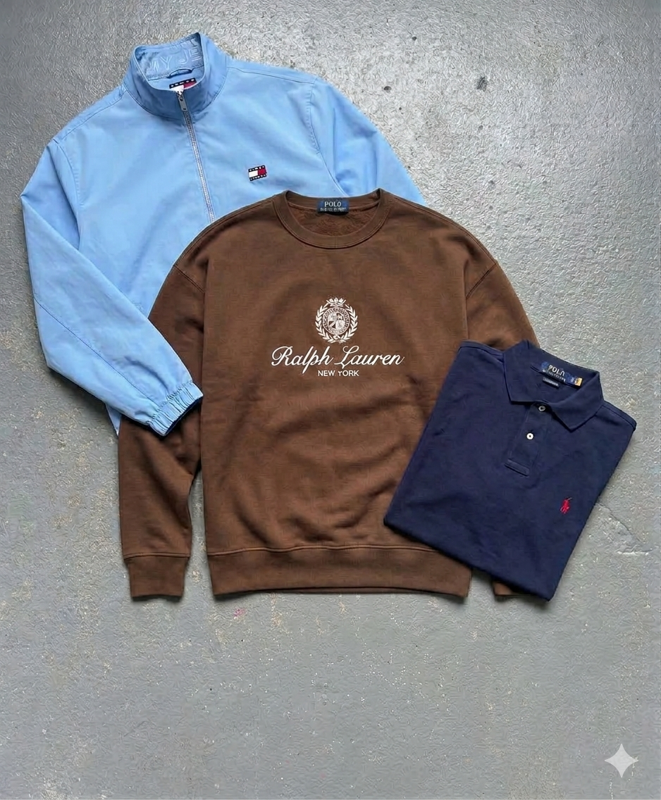 3 PIECES MYSTERY BOX - RALPH LAUREN AND TOMMY HILFIGER