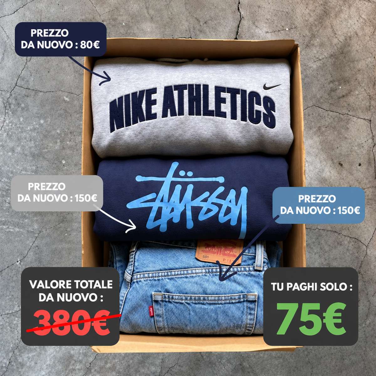 RALPH LAUREN & TOMMY HILFIGER - 3 PEZZI MYSTERY BOX