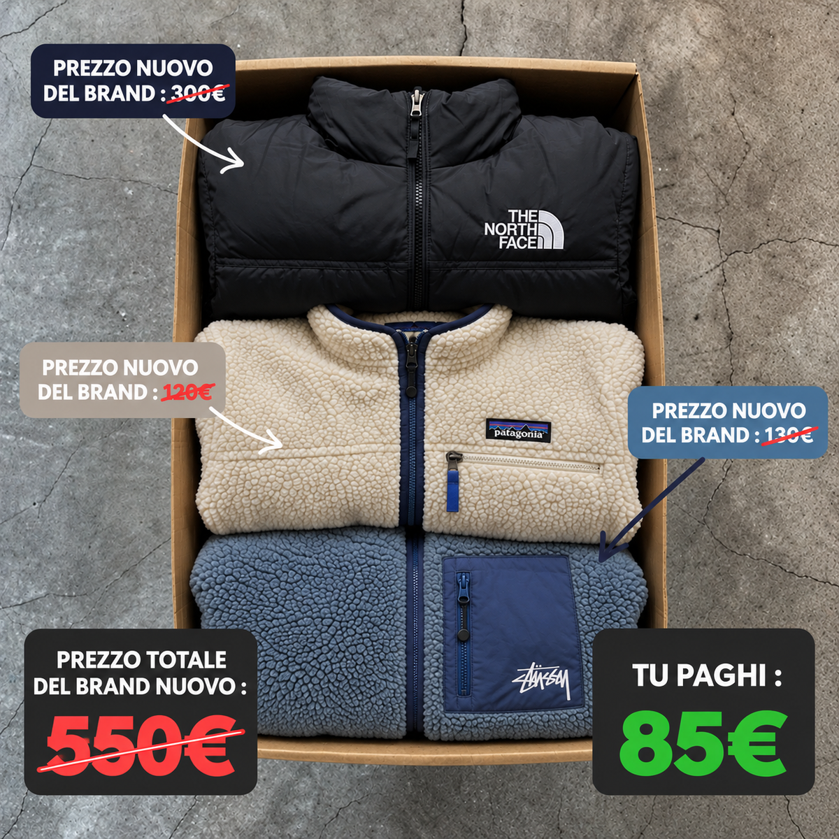 OUTDOOR - 3 PEZZI MYSTERY BOX