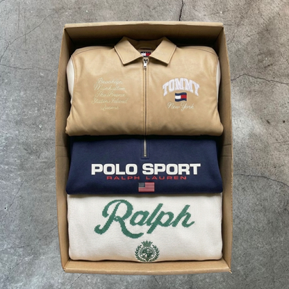 RALPH LAUREN ET TOMMY HILFIGER - 3 PIECES MYSTERY BOX