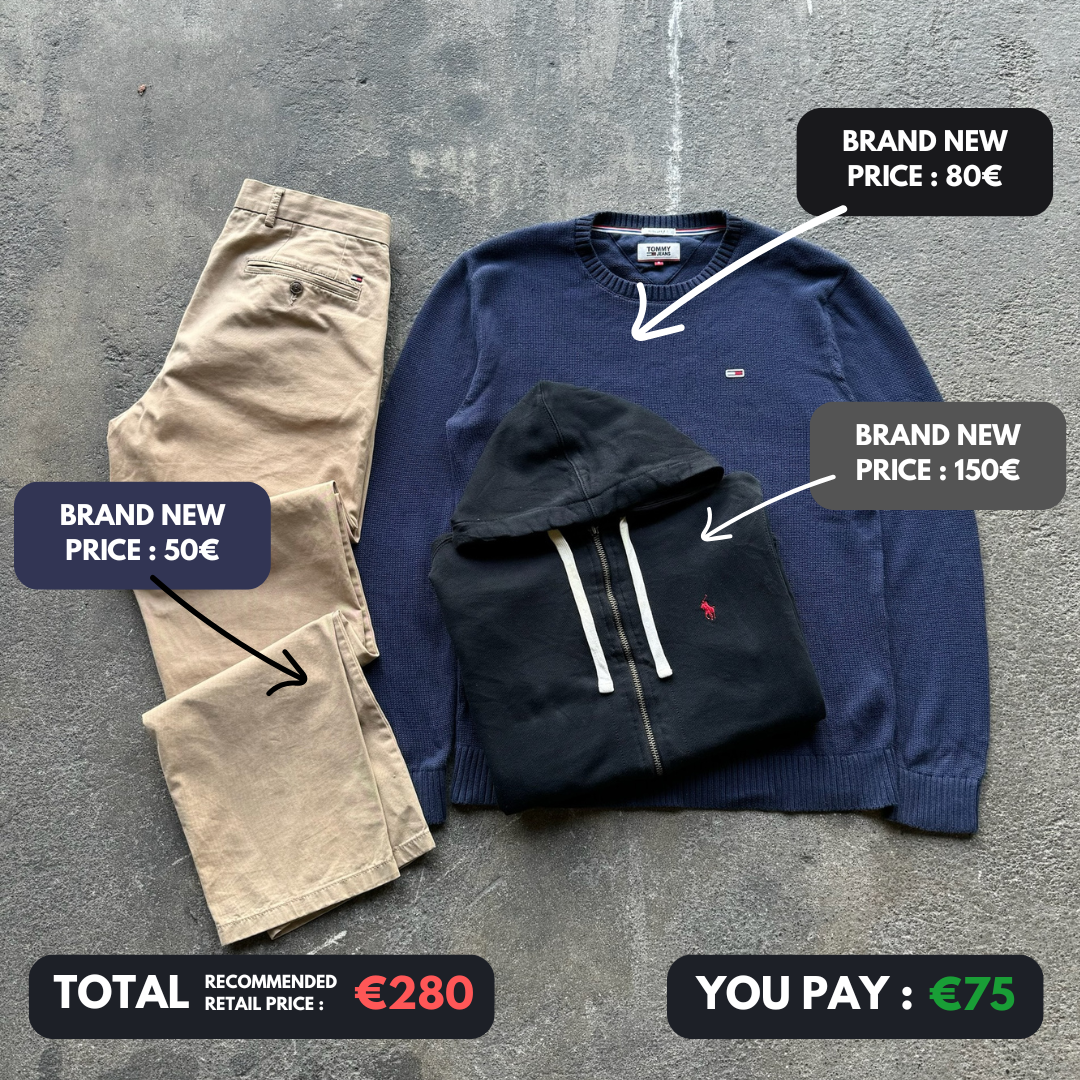 RALPH LAUREN ET TOMMY HILFIGER - 3 PIECES MYSTERY BOX