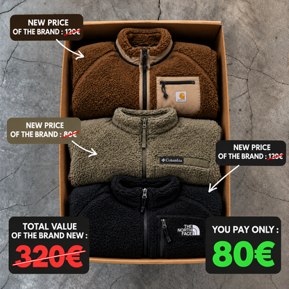 FLEECE - MYSTERY BOX MET 3 STUKS
