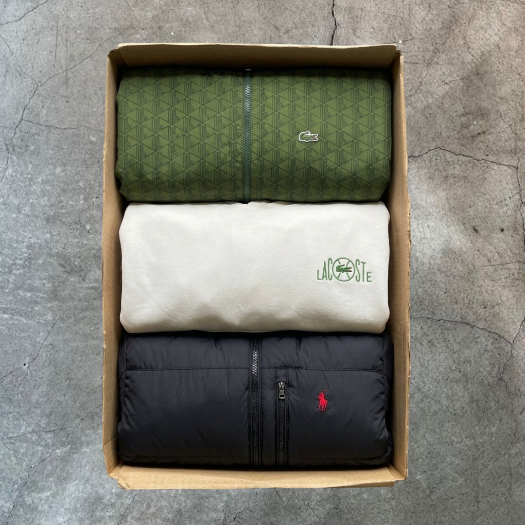 RALPH LAUREN ET LACOSTE - 3 PIECES MYSTERY BOX