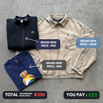 RALPH LAUREN ET LACOSTE - 3 PIECES MYSTERY BOX